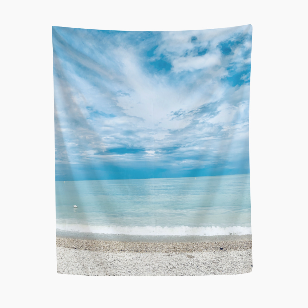 휴가중바다 풍경 대형패브릭포스터